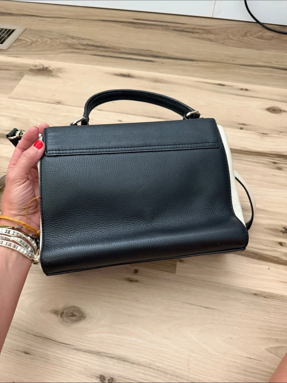 kate spade structured leather